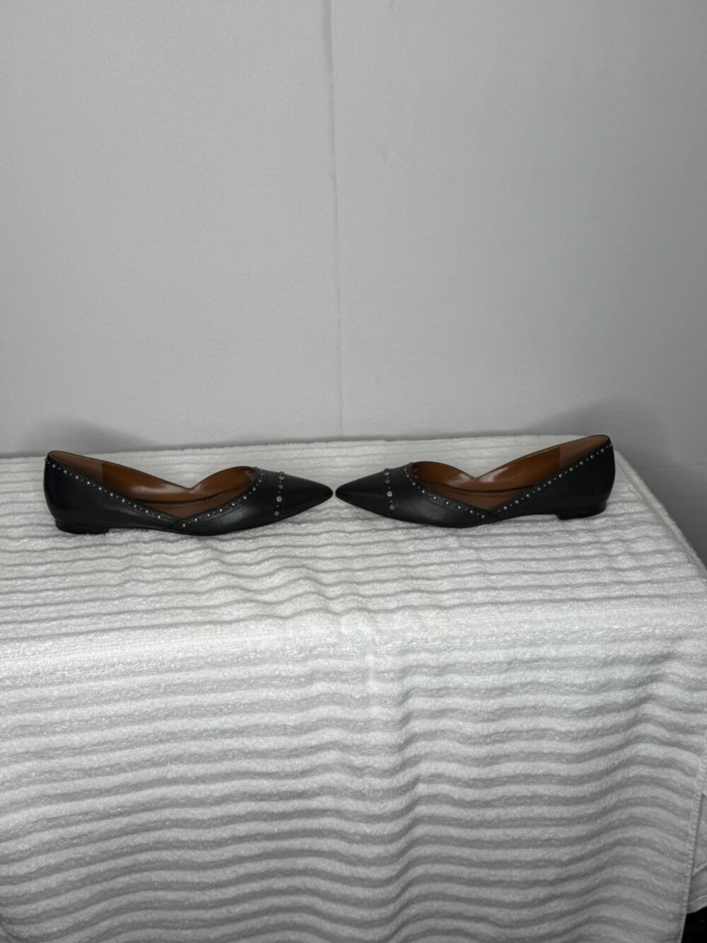 Coach Valintina Flat With Studs - Black - Picture 3 of 9